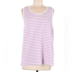 Purple White Stripe American Vintage M/ L Tank Top
